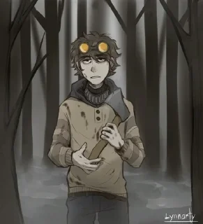 Sticker from Creepypasta
