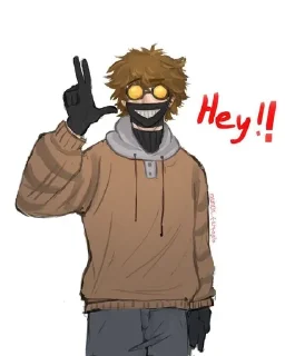Sticker from Creepypasta