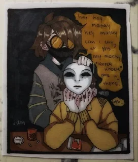 Sticker from Creepypasta