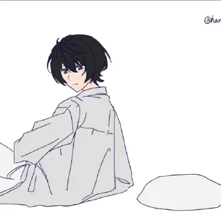 Sticker from ritsu crackers