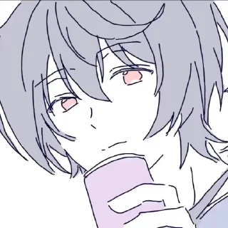 Sticker from ritsu crackers
