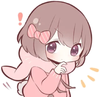 🤨 emoji ~૮꒰⋆❛ ہ ❛⋆꒱ྀིა ! Telegram sticker 10 of 57