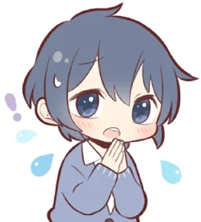 🙏 emoji ~૮꒰⋆❛ ہ ❛⋆꒱ྀིა ! Telegram sticker 8 of 57