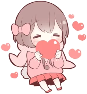 ❤️ emoji ~૮꒰⋆❛ ہ ❛⋆꒱ྀིა ! Telegram sticker 18 of 57