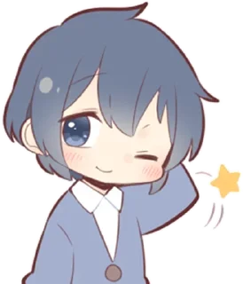 😉 emoji ~૮꒰⋆❛ ہ ❛⋆꒱ྀིა ! Telegram sticker 14 of 57