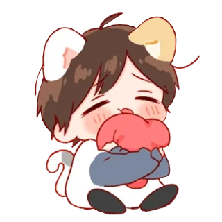❤️ emoji ૮꒰ྀི >⸝⸝⸝⸝< ꒱ྀིა〜♡ Telegram sticker 16 of 85