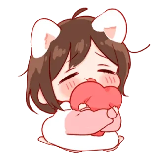 ❤️ emoji ૮꒰ྀི >⸝⸝⸝⸝< ꒱ྀིა〜♡ Telegram sticker 17 of 85