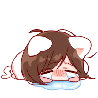 ❤️‍🩹 emoji ૮꒰ྀི >⸝⸝⸝⸝< ꒱ྀིა〜♡ Telegram sticker 15 of 85