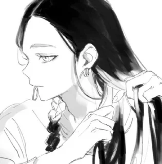 😑 emoji Ran/ᐠ｡ꞈ｡ᐟ\ Telegram sticker 6 of 46