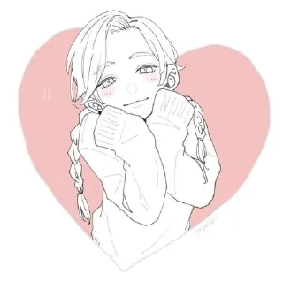 ❤️ emoji Ran/ᐠ｡ꞈ｡ᐟ\ Telegram sticker 23 of 46