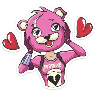 Sticker from Королевские стикеры Fortnite :: @TgSticker