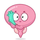🖕 emoji Human Organs Telegram sticker 22 of 27