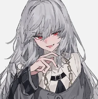 😉 emoji Specter(Arknights) Telegram sticker 7 of 95