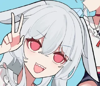 ✌️ emoji Specter(Arknights) Telegram sticker 8 of 95