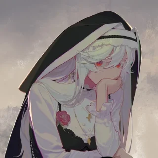 😶 emoji Specter(Arknights) Telegram sticker 22 of 95