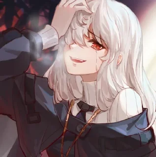 🥵 emoji Specter(Arknights) Telegram sticker 15 of 95