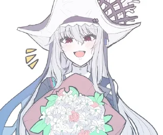 💐 emoji Specter(Arknights) Telegram sticker 19 of 95