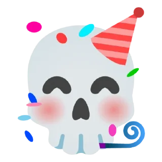 🌟 emoji Скелет поцеловал @qzhruzqQeee Telegram sticker 10 of 26