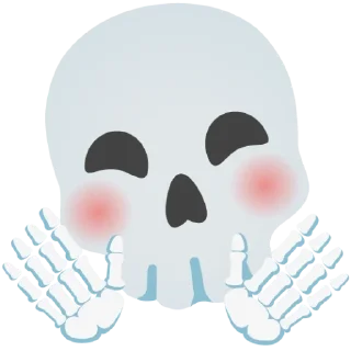 🌟 emoji Скелет поцеловал @qzhruzqQeee Telegram sticker 17 of 26