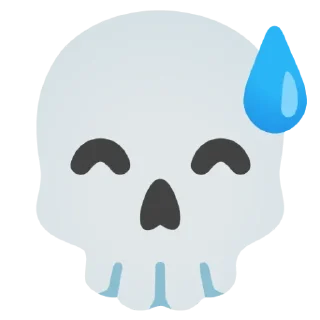 Sticker from Скелет поцеловал @qzhruzqQeee