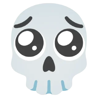 🌟 emoji Скелет поцеловал @qzhruzqQeee Telegram sticker 12 of 26