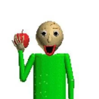 😄 emoji Baldi???!? Telegram sticker 7 of 11
