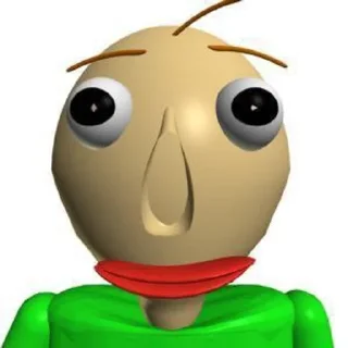 🤡 emoji Baldi???!? Telegram sticker 10 of 11