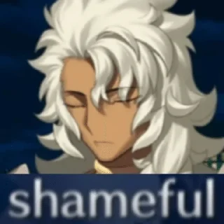 😤 emoji fgo hot takes Telegram sticker 15 of 50