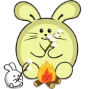 😊 emoji Fat Rabbit Farm Telegram sticker 8 of 42