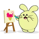 😃 emoji Fat Rabbit Farm Telegram sticker 19 of 42