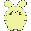 😑 emoji Fat Rabbit Farm Telegram sticker 23 of 42