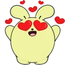 ❤ emoji Fat Rabbit Farm Telegram sticker 21 of 42