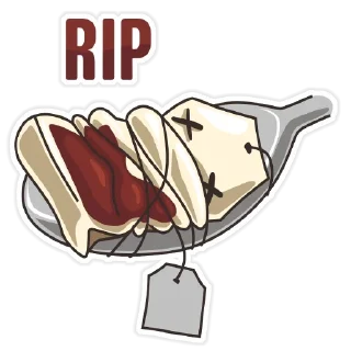 Sticker from Tea Bag @TVstickers