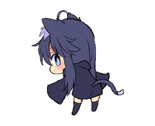 Sticker from Neko Kitty Momo :: @dineloli_chatik