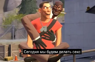 Sticker from Team Fortress