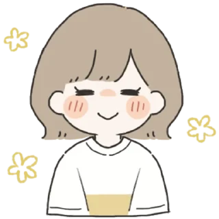 😃 emoji With You (Girl) @jp_stickers Telegram sticker 16 of 33