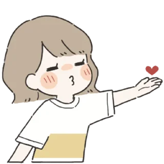 😘 emoji With You (Girl) @jp_stickers Telegram sticker 8 of 33