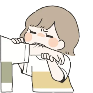 😤 emoji With You (Girl) @jp_stickers Telegram sticker 15 of 33