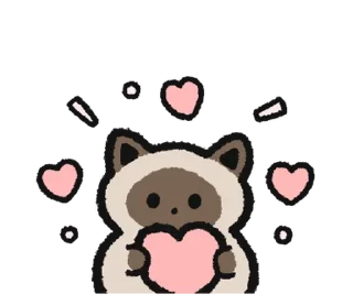 🍩 emoji котятки..  ૮꒰◞ ◟ ꒱ა .. 
૮꒰@CUTE_stickers_emoji꒱ა Telegram sticker 14 of 32