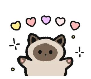 🍰 emoji котятки..  ૮꒰◞ ◟ ꒱ა .. 
૮꒰@CUTE_stickers_emoji꒱ა Telegram sticker 21 of 32