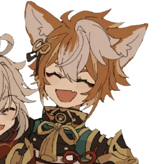 😊 emoji Gorou|Genshin Impact Telegram sticker 8 of 22