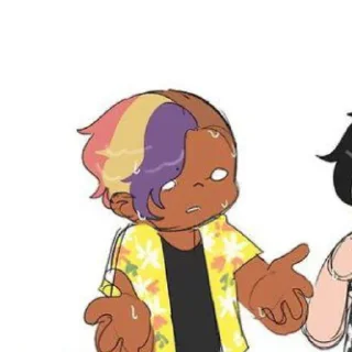 👩‍🦲 emoji Спайк: 𖥨 ! ⊹ [@Najosa_chan] Telegram sticker 6 of 28