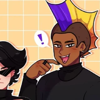 Sticker from Спайк: 𖥨 ! ⊹ [@Najosa_chan]