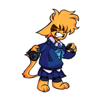 🆙 emoji Абби [@jopaCassandra] Telegram sticker 9 of 20