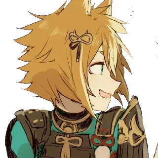 😝 emoji Gorou|Genshin Impact Telegram sticker 6 of 22