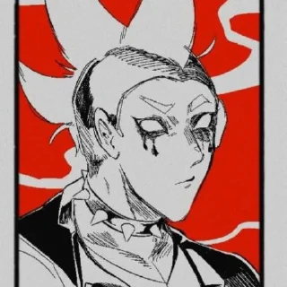 👩‍🦲 emoji Спайк: 𖥨 ! ⊹ [@Najosa_chan] Telegram sticker 18 of 28