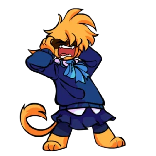 ⬆️ emoji Абби [@jopaCassandra] Telegram sticker 16 of 20