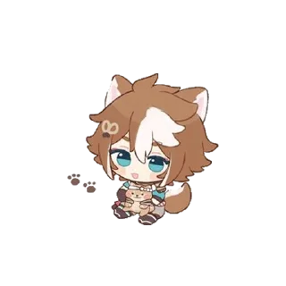 😇 emoji gorou❤️ Telegram sticker 10 of 21