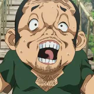 🗿 emoji Dr. Stone @stickers_you_were_looking_for Telegram sticker 7 of 41