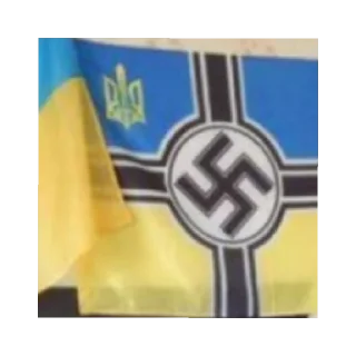 🇺🇦 emoji Рашизм/нацизм 🇷🇺🇺🇦🇧🇾 1 часть стикеров Telegram sticker 10 of 60